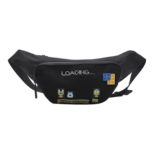 URBAN REVIVO Fanny Packs Jet Black