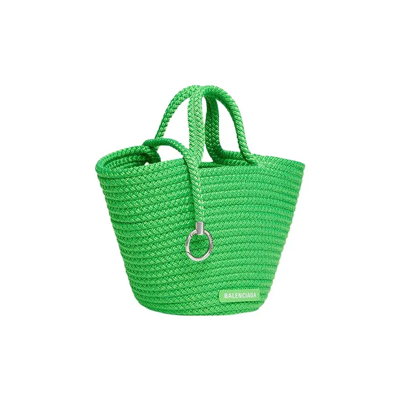 Balenciaga Ibiza Small Woven Tote Bag-2