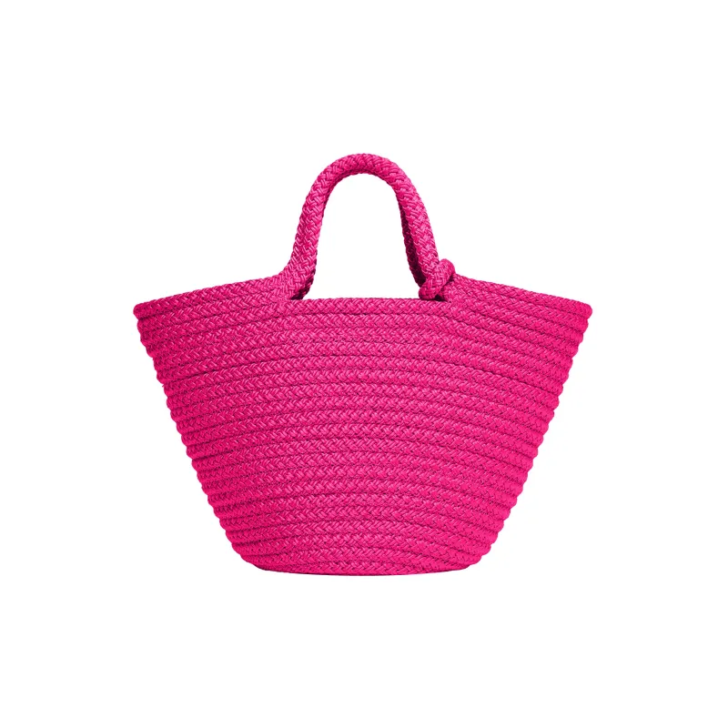 Balenciaga Ibiza Logo Patch Basket Bag-5