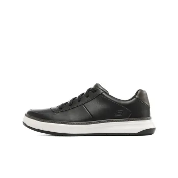 Skechers Anti Slip Wear Resistant Low Top Skateboard Shoes Men's Black