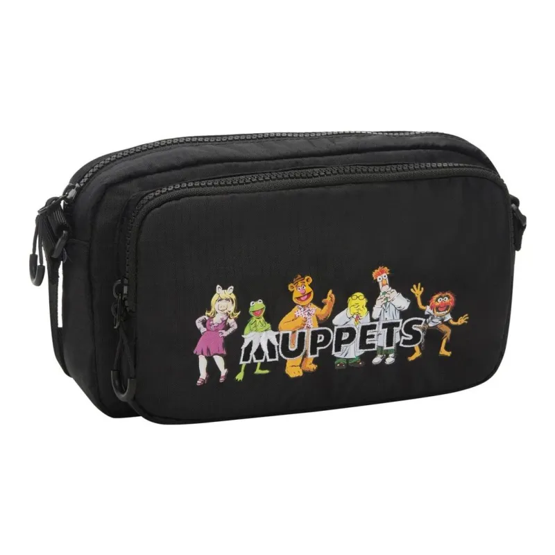 LiNing Disney Muppet Comet Products Fabric Crossbody Bag Unisex Black-2