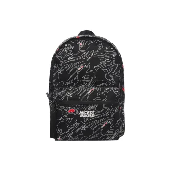 LiNing Disney Collaboration Fabric Backpack Regular Black And White All Over Print