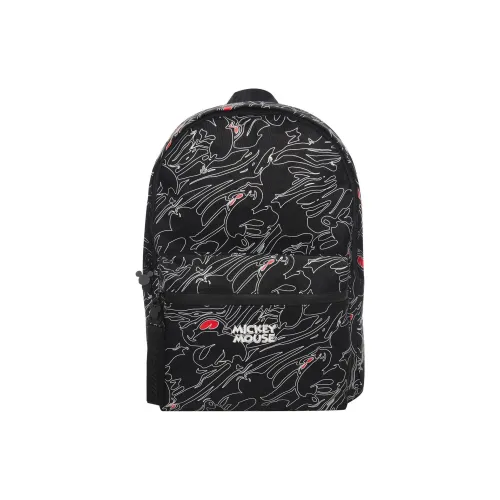 Disney X LINING Backpacks Black/White All Over Print