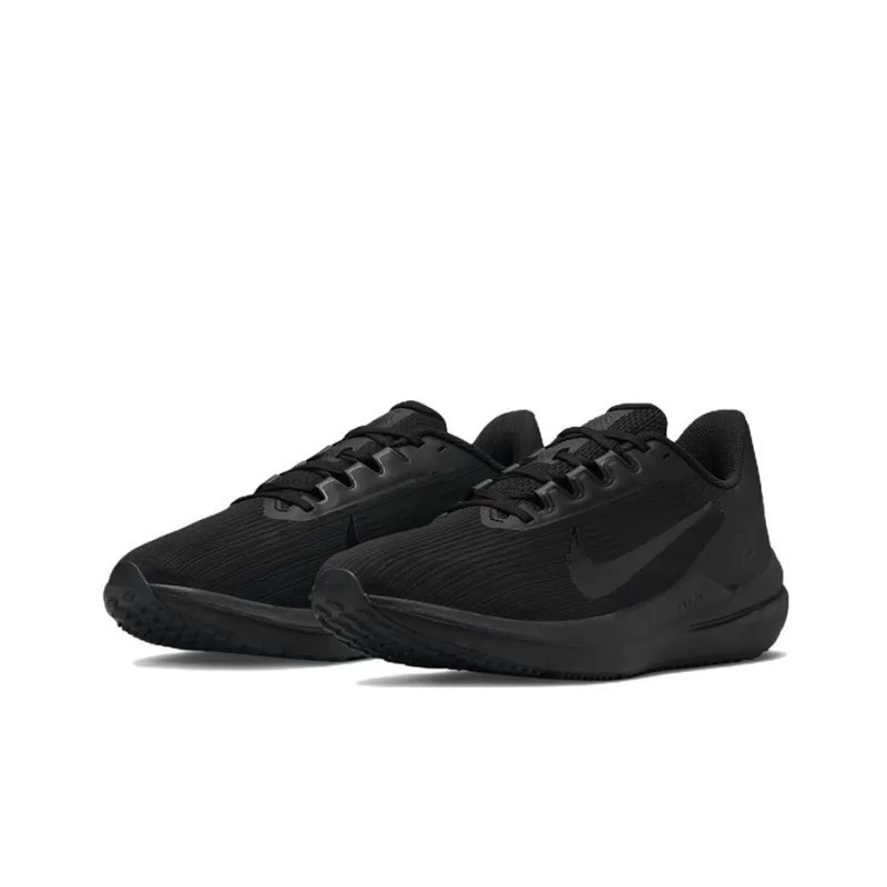 Nike Air Winflo 9 Black Dark Smoke Grey-2