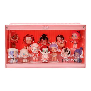 POP MART Pop Mart Qi Other IP Container Model Accessories Pink 17cm