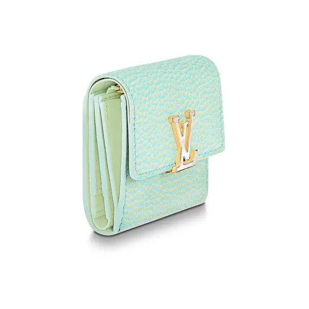 LOUIS VUITTON Capucines Wallet Xs Vert D'eau Green-1