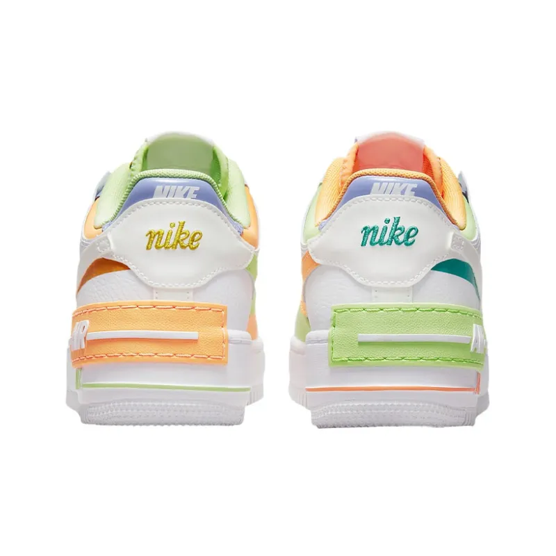 Nike Air Force 1 Low Shadow White Peach Cream Lime Women's-4