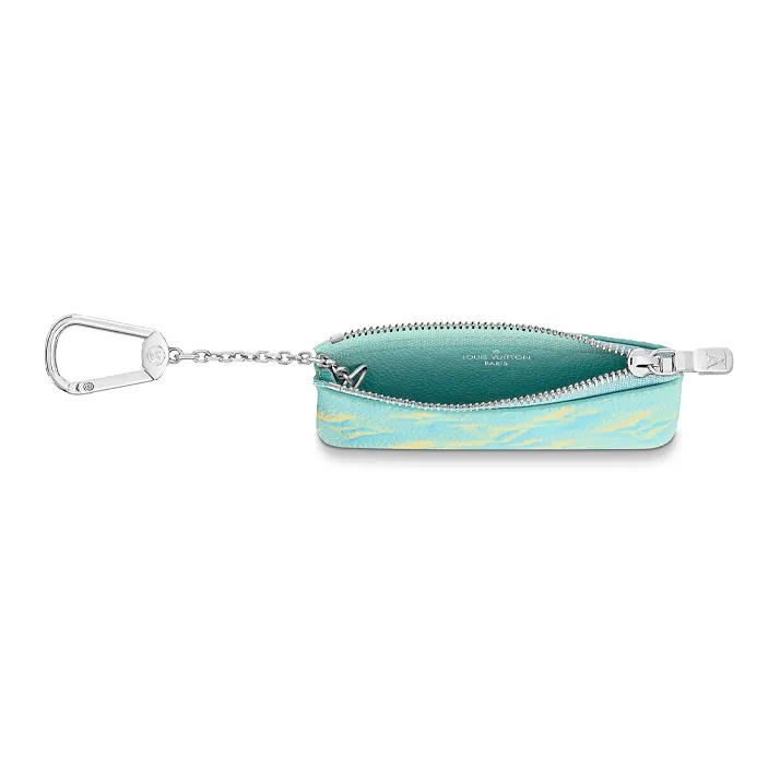 LOUIS VUITTON Key Pouch Vert D'eau Green-3