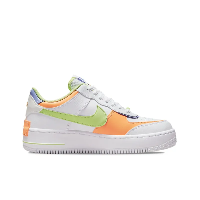 Nike Air Force 1 Low Shadow White Peach Cream Lime Women's-2