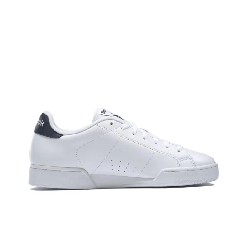 Reebok NPC 2 Insignia Anti-Slip Wear-Resistant Low-Top Skateboard Shoes Men's White Black-1