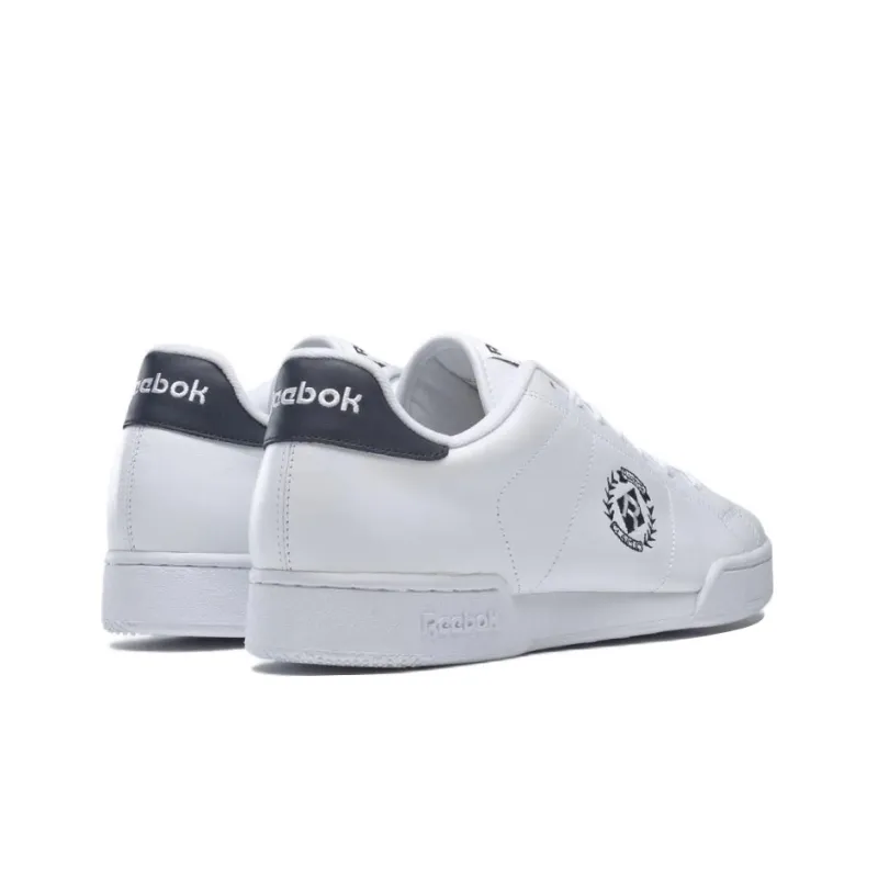 Reebok NPC 2 Insignia Anti-Slip Wear-Resistant Low-Top Skateboard Shoes Men's White Black-3
