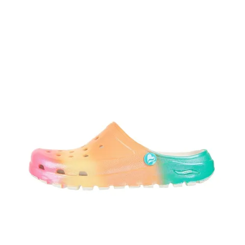 Skechers ARCH FIT FOOTSTEPS Color Dreams Clogs Women's Orange Purple