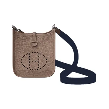 HERMES Evelyne Taurillon Clemence Leather Crossbody Bag, Shoulder Bag Women's