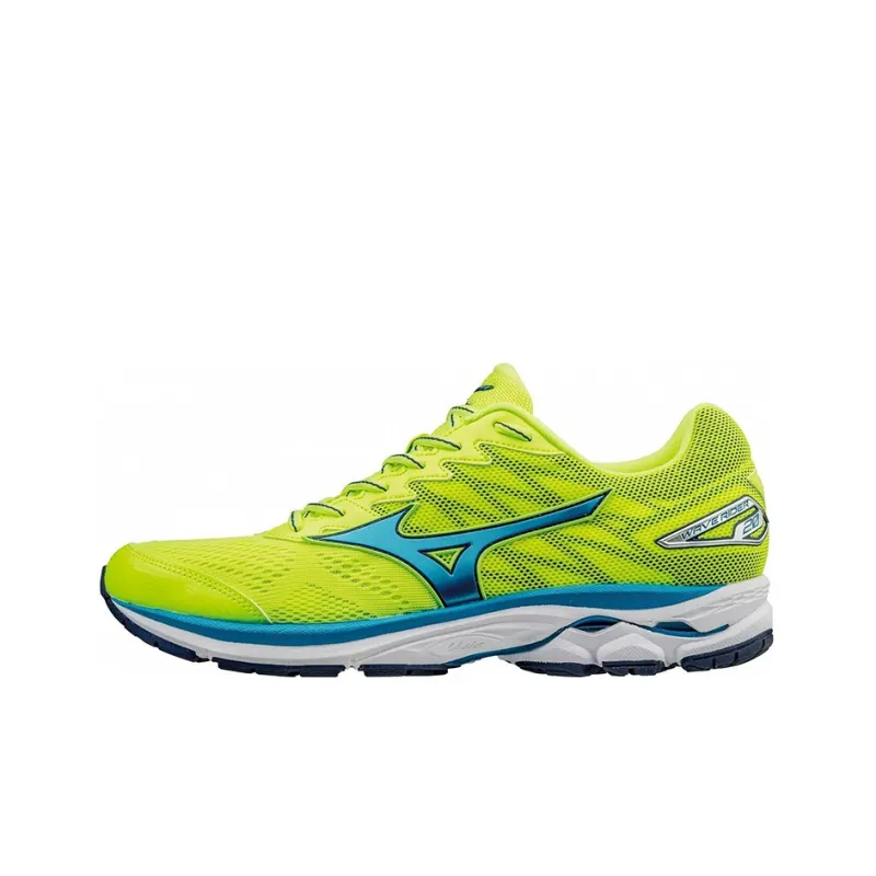 Mizuno Wave Rider 20 Low-Top Running Shoes Men's Neon Green-0