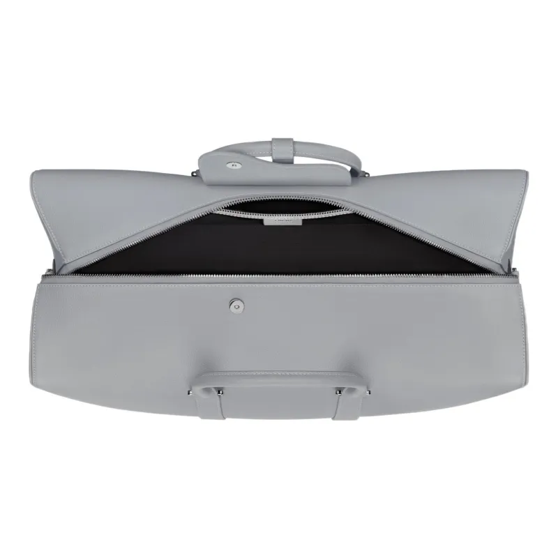 DIOR Lingot Grained Calfskin Travel Bag Gym Bag Portable Crossbody Bag Shoulder Bag Men's Gray-5