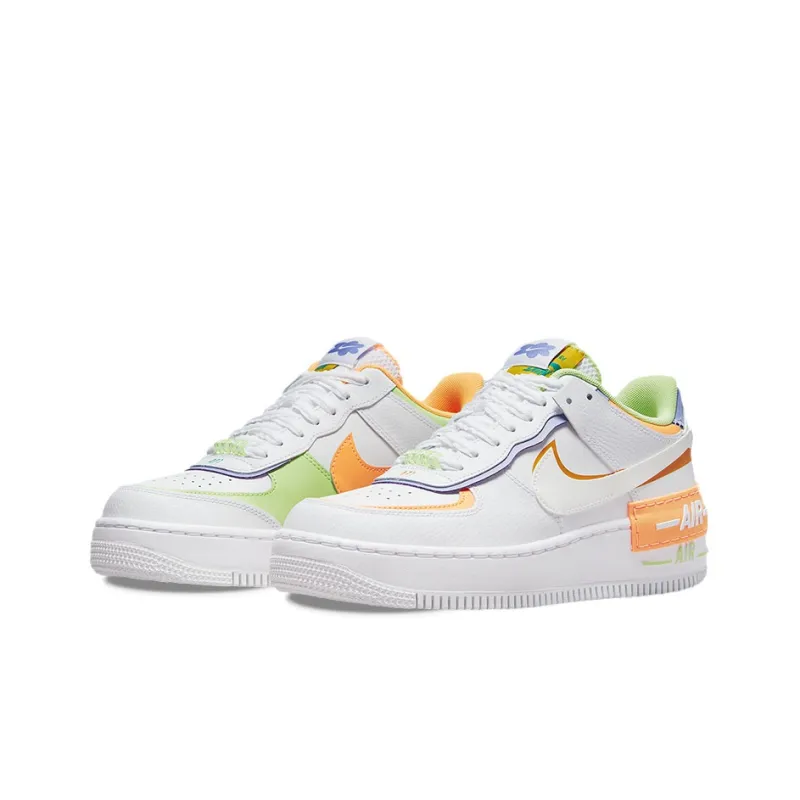 Nike Air Force 1 Low Shadow White Peach Cream Lime Women's-0