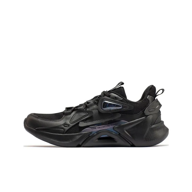 361° Cushioning And Breathable Low Top Running Shoes Men's Raven-0