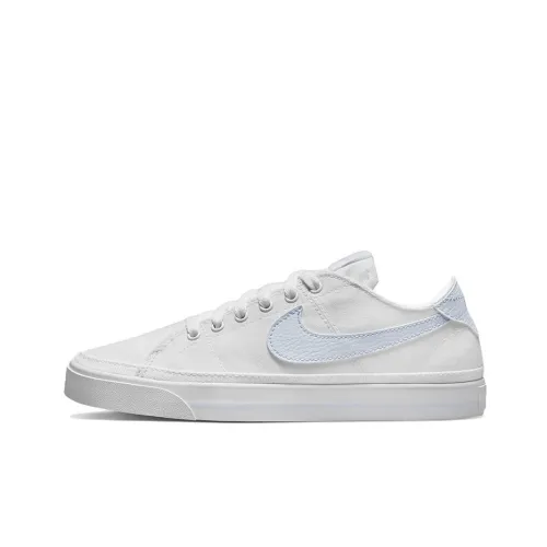 Nike Court Legacy Skateboard Shoes Women's Low-Top White/Blue