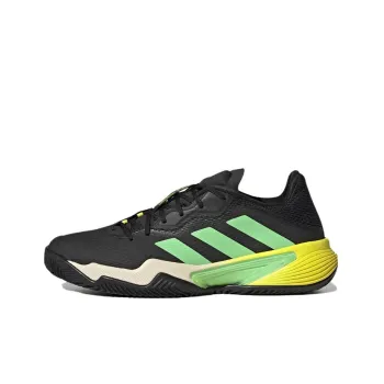 Adidas Barricade Clay Men Tennis Shoes 'Black Green'