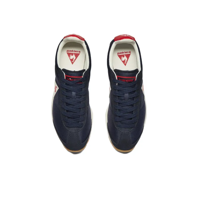 Le Coq Sportif Casual Shoes Unisex Low Top Navy Blue/Red-3