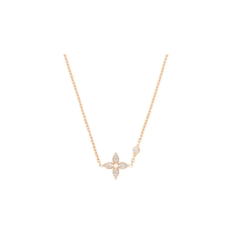 LOUIS VUITTON Idylle Blossom Pendant Pink Gold And Diamonds-0