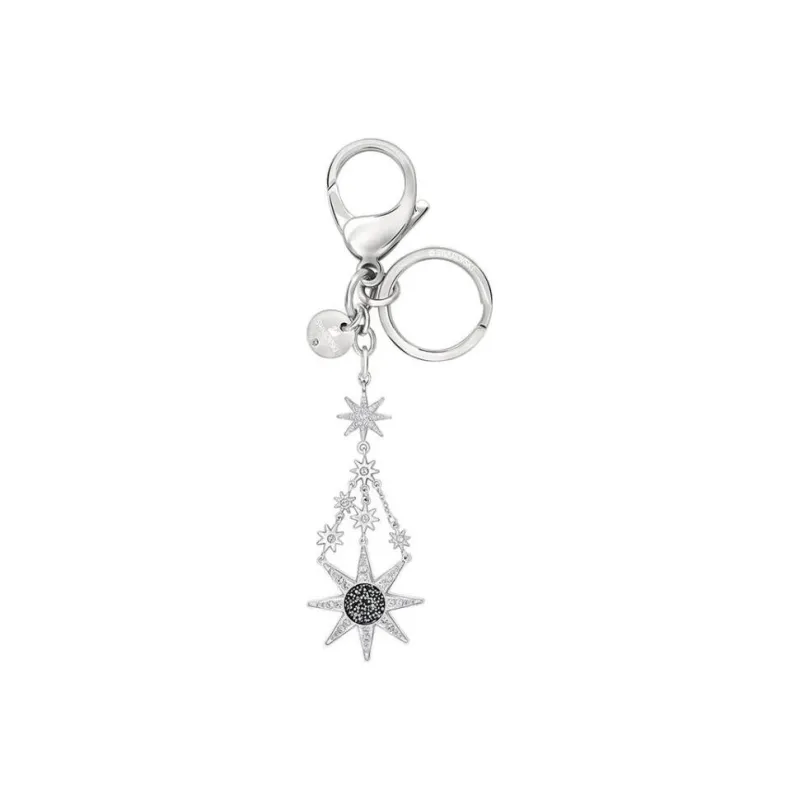 Swarovski Fireworks Keychains Unisex Silver-0