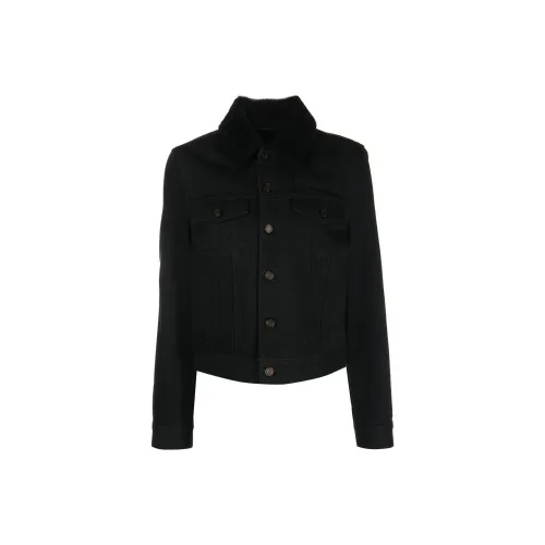 SAINT LAURENT Denim Jackets Women's Black