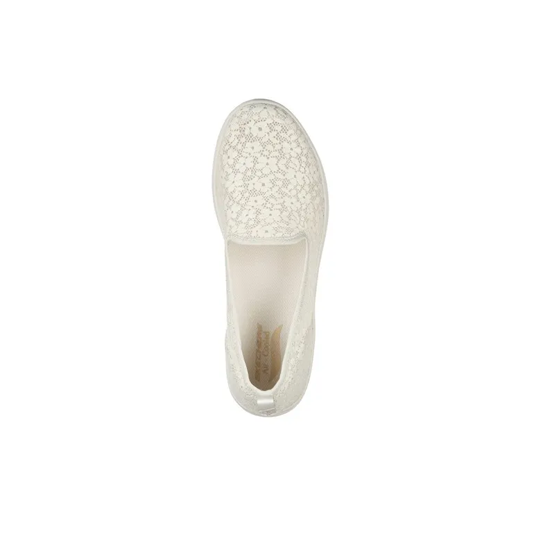 Skechers ARCH FIT UPLIFT Cushioned Anti-Slip Wear-Resistant Breathable Lightweight Low-Top Casual Shoes Women's White-3