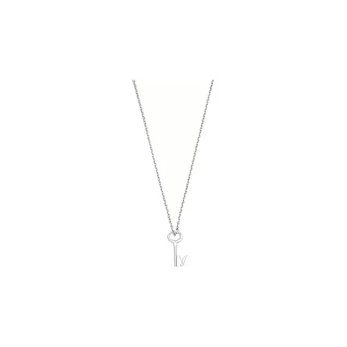 LOUIS VUITTON Necklaces Unisex Silver