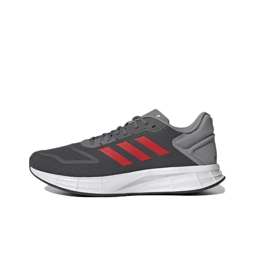 Adidas Duramo 10 Running Shoes Men Low-Top Gray/Red