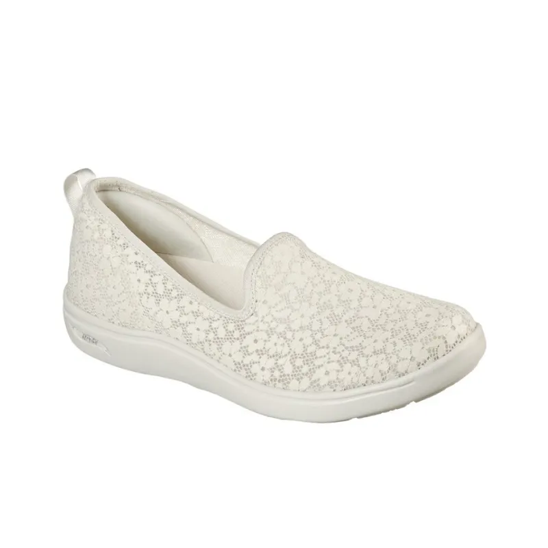 Skechers ARCH FIT UPLIFT Cushioned Anti-Slip Wear-Resistant Breathable Lightweight Low-Top Casual Shoes Women's White-2
