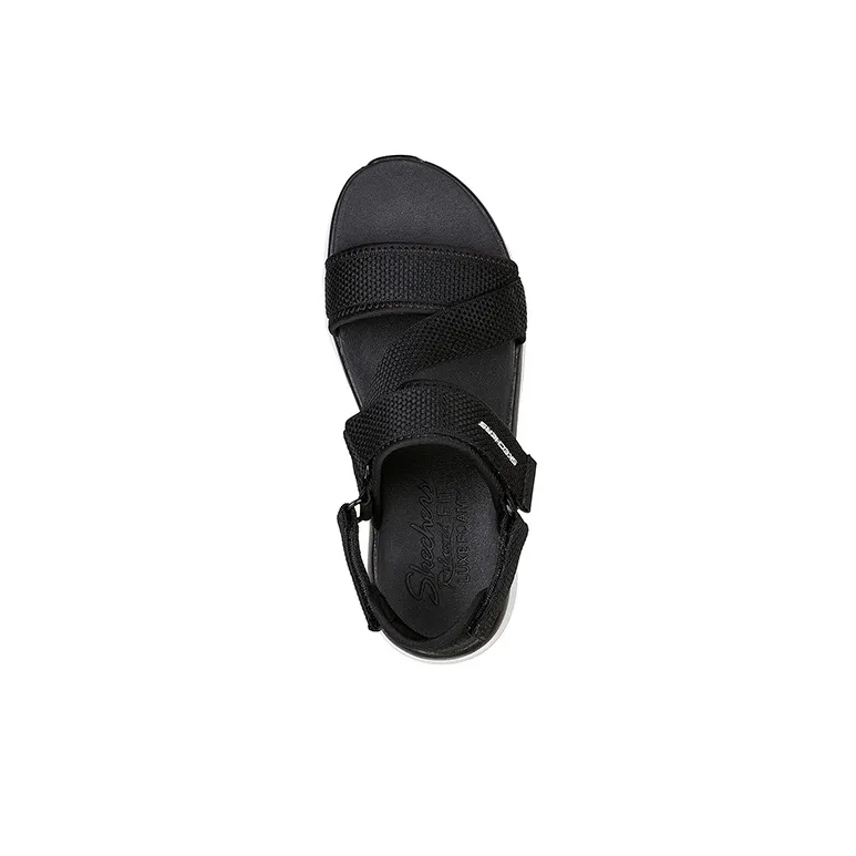 Skechers Relaxed Fit Beach Sandals Women's Black/White-2