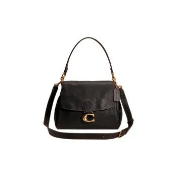 COACH May Leather Portable Crossbody Bag, Shoulder Bag Tubas Women's Black