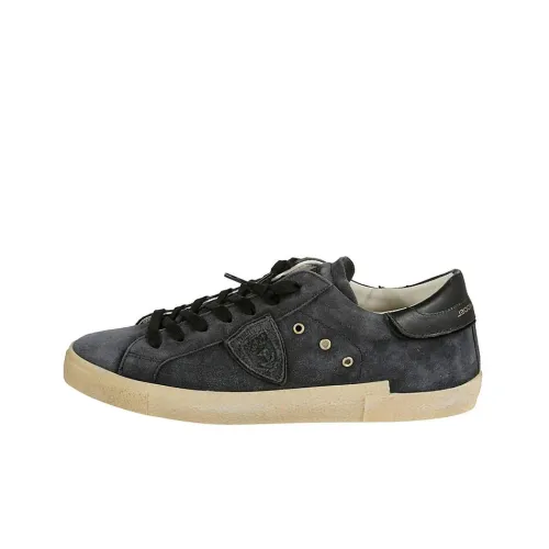 PHILIPPE MODEL Low-Top Skateboard Shoes Men's Black