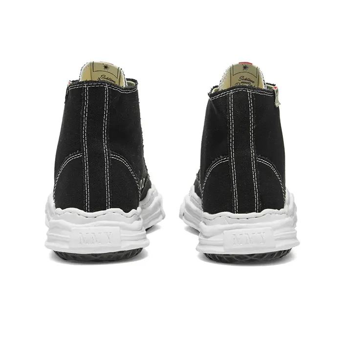 MIHARA YASUHIRO Hank High Top Stylish Skateboarding Shoes Unisex Black-3