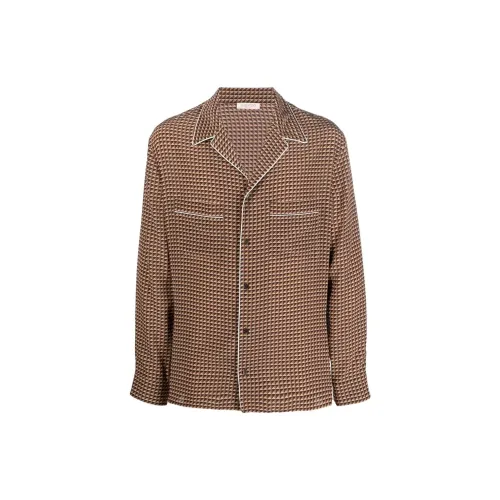 Valentino Shirts Men Brown