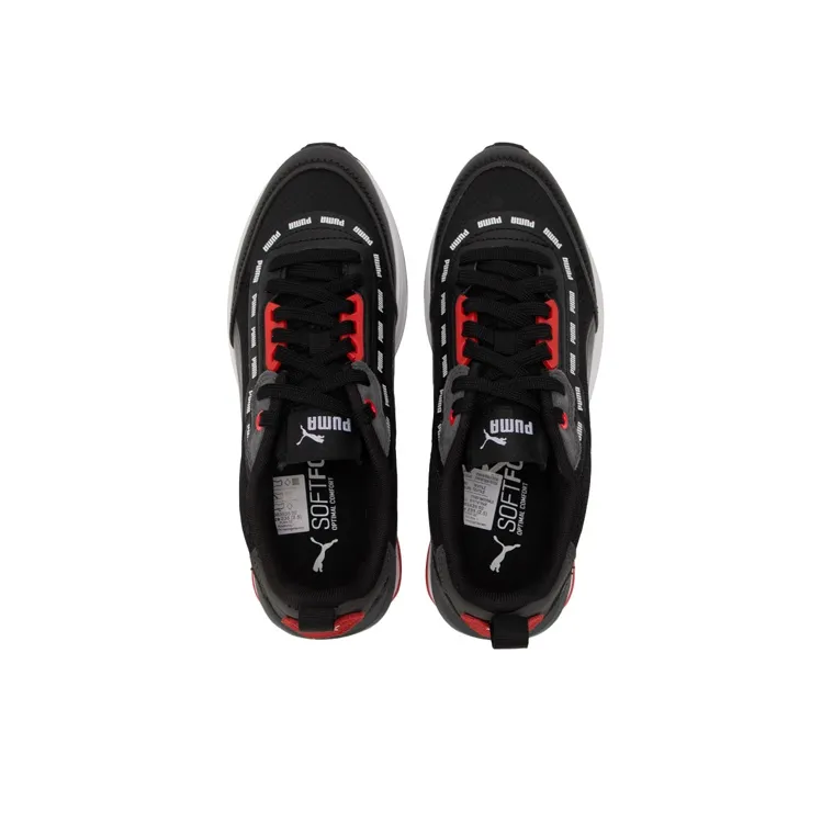 PUMA R22 'Signature Black High Risk Red'-3
