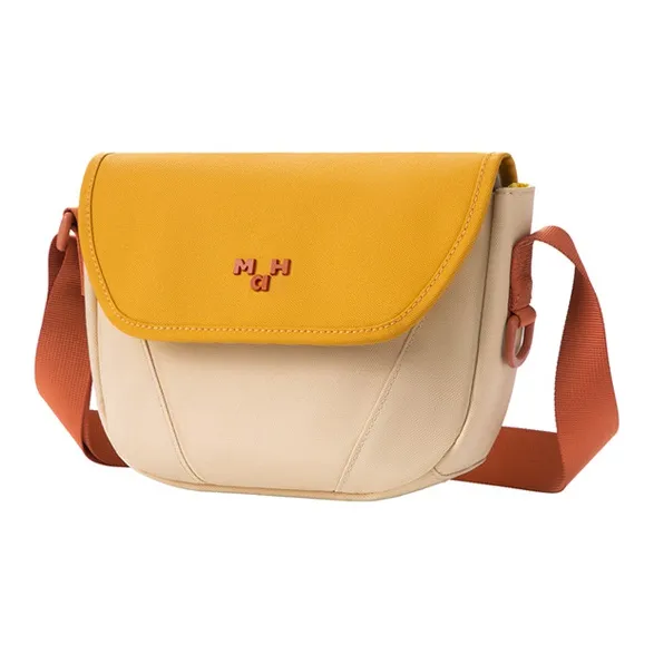 MAH Polyester Shoulder Bag Regular Women's Yellow-1
