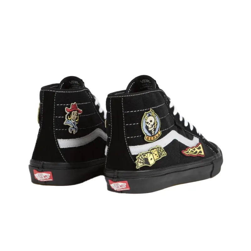 Sk8 Elijah Berle X Skate Vans Hi Decon 'Black'-4