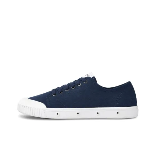 Spring Court Canvas Shoes Unisex Low-Top Marine Blue