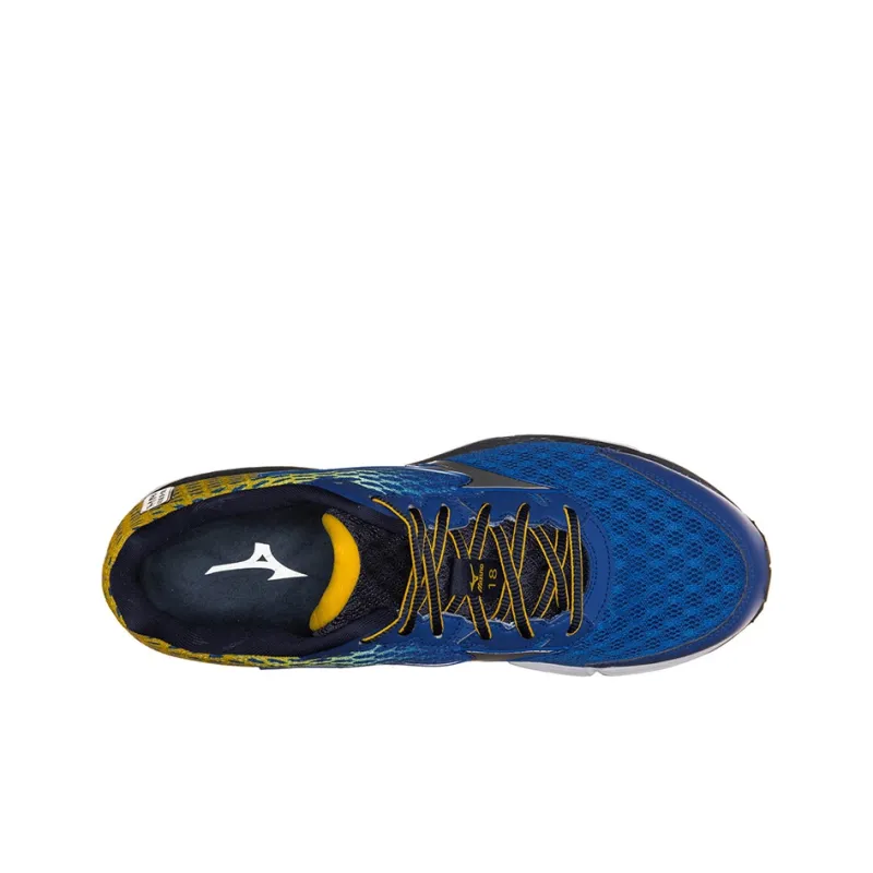 Mizuno Wave Rider 18 'Blue Yellow'-2