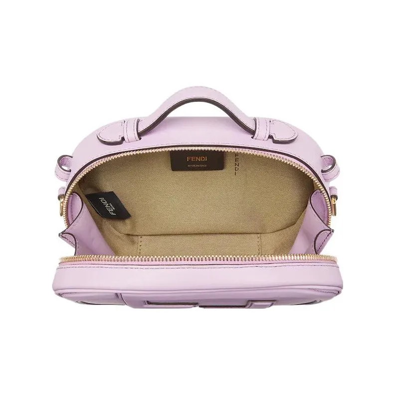 FENDI O'Lock Cow Leather Camera Bag One Shoulder Handbag Crossbody Bag Mini Women's Light Purple-3
