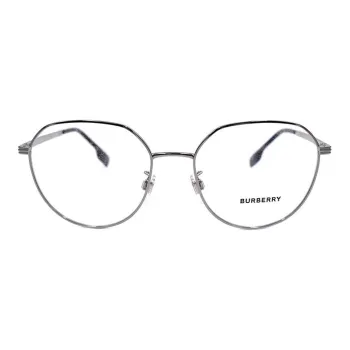 Burberry Eyeglass Frames Men Gunmetal