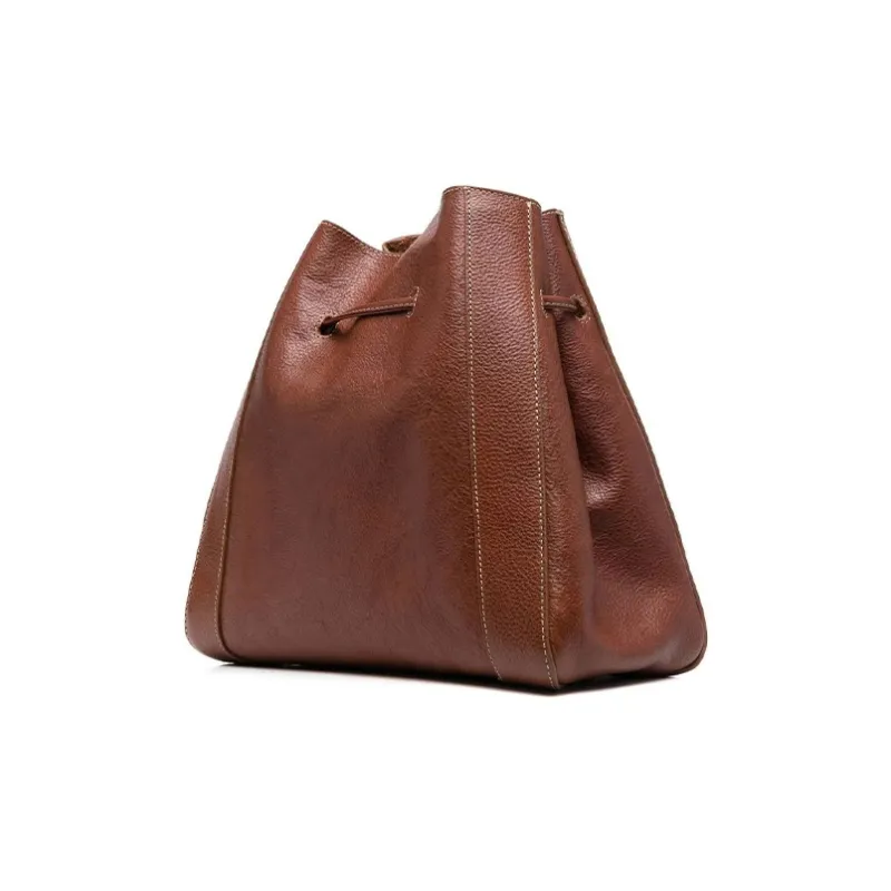 Mulberry Leather Crossbody Bag Shoulder Bag Women's Brown-1
