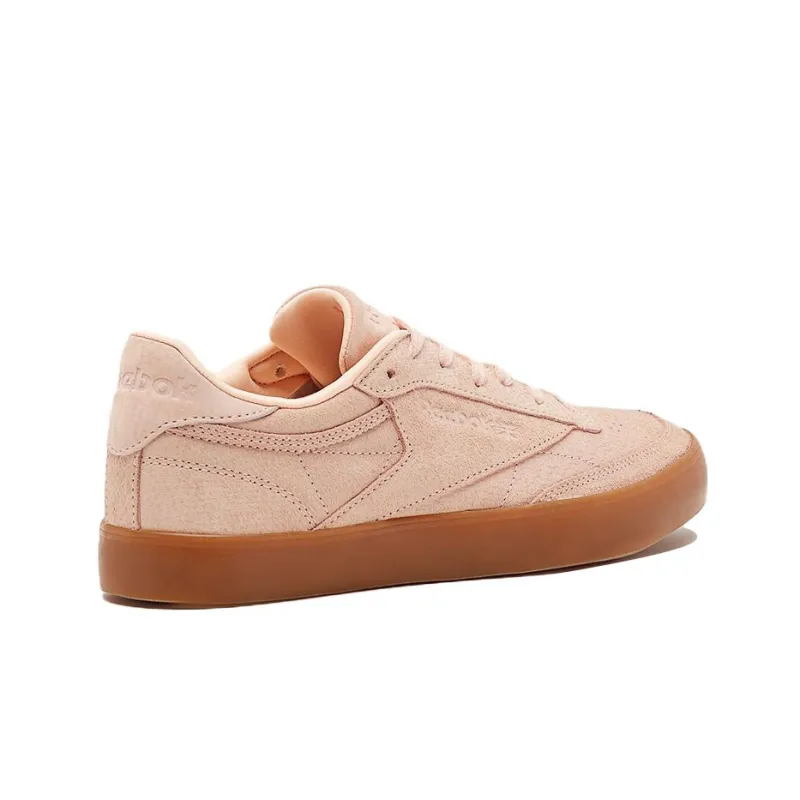 Reebok Club C 85 Fvs Anti-Slip Wear-Resistant Low-Top Skateboard Shoes Women's Dusty Pink-3