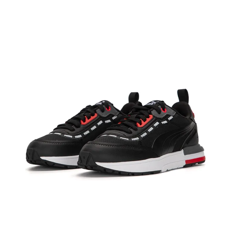 PUMA R22 'Signature Black High Risk Red'-2