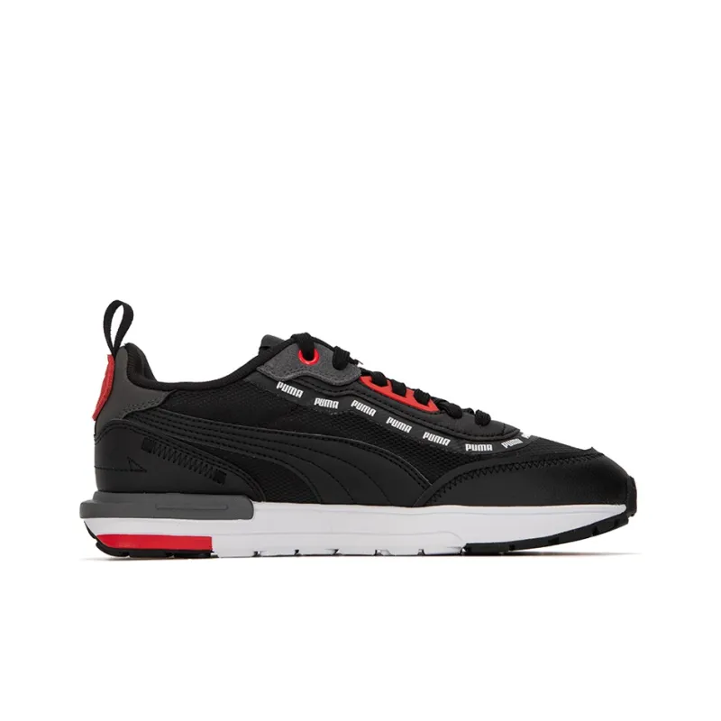 PUMA R22 'Signature Black High Risk Red'-1