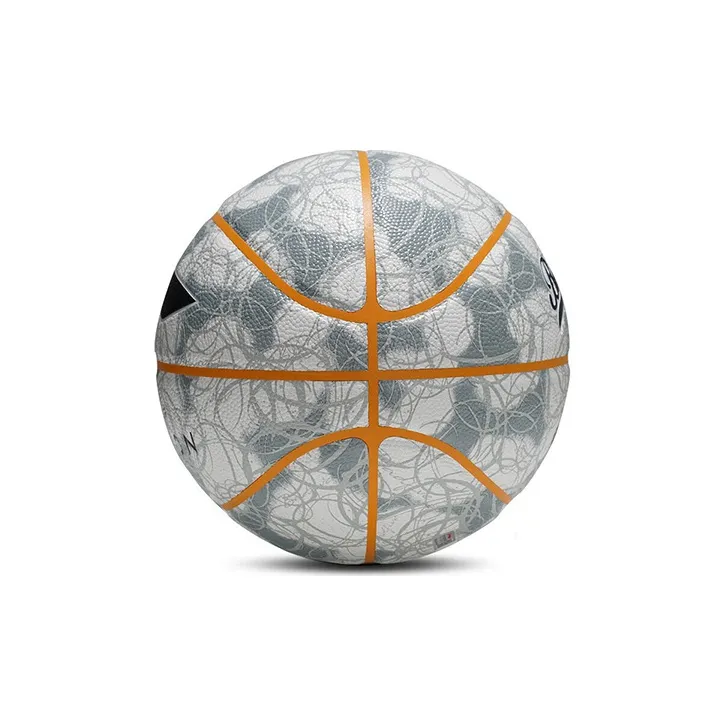 LiNing PU Basketball Gray Size 7 Training Match Unisex-3