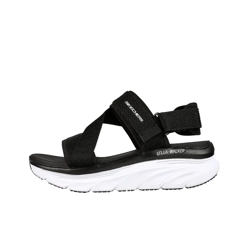Skechers Relaxed Fit Beach Sandals Women's Black/White-0