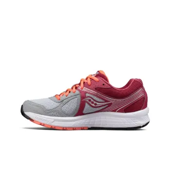 Saucony Cohesion 10 Running Shoes Women's Low-Top Gray/Red/White